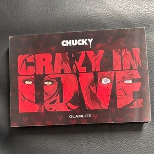 Glamlite Chucky Crazy in Love Eyeshadow Palette - Red and Black